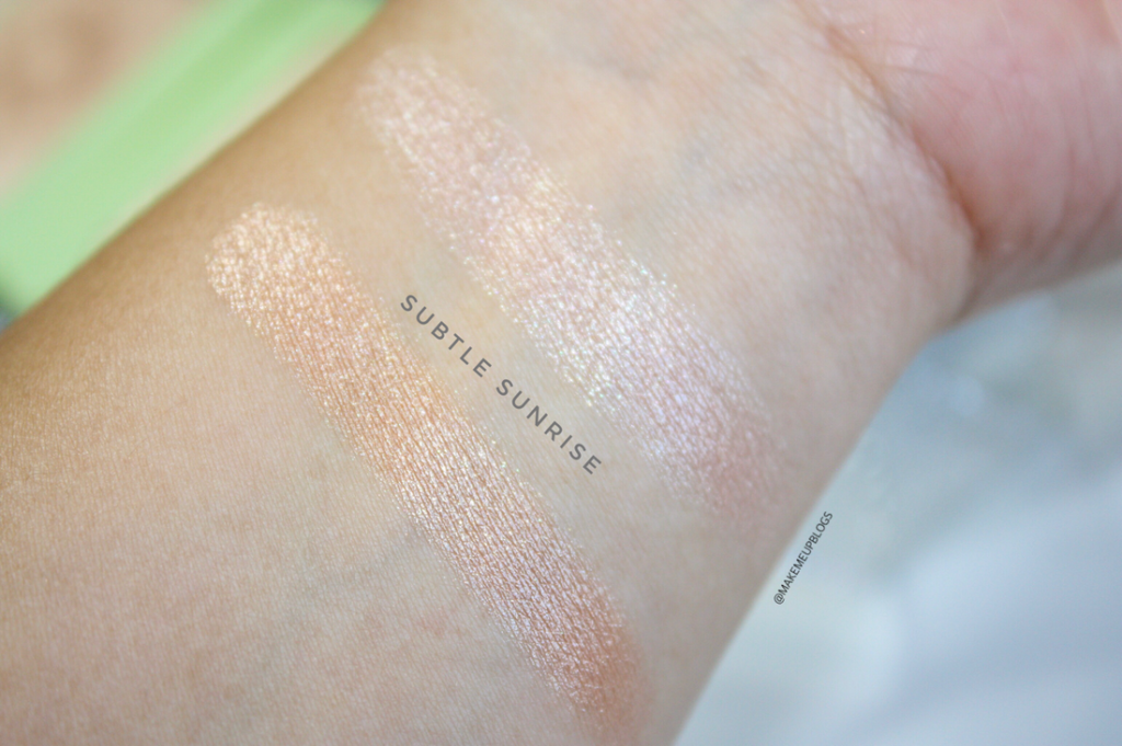 Subtle Sunrise swatch